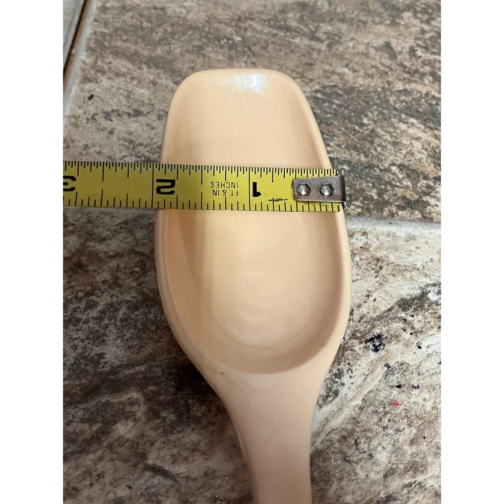 Vintage Style Peach Melamine Mixing 10.25 Inch Kitchen Utensil Made in China